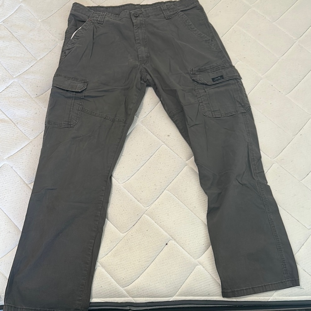 Wrangler Gray Cargo Pants Classic Style